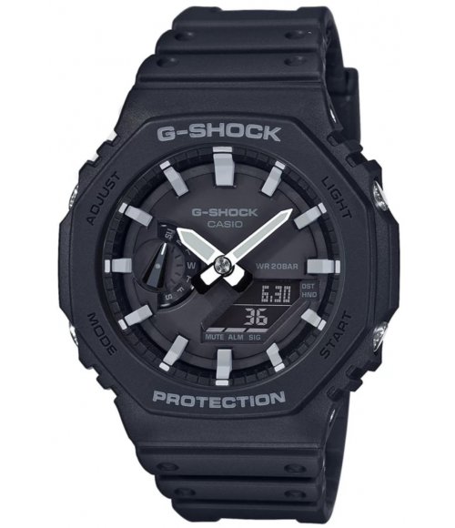 Casio G-SHOCK Octagon Black Carbon Core Guard GA-2100-1AER