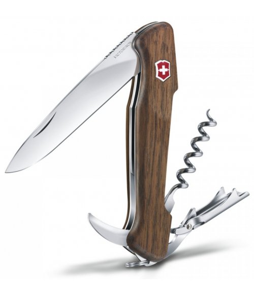 Scyzoryk Victorinox Delemont Wine Master, 130 mm, drzewo orzechowe 0.9701.63 z Etui 0.9701.64