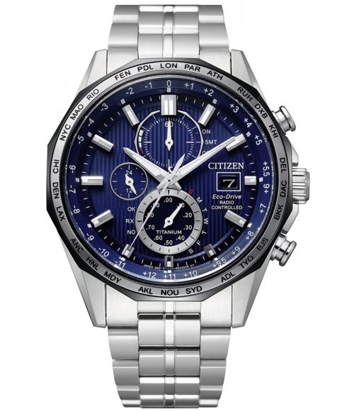 Citizen Solar Titanium Chronograph Radio Controlled AT8218-81L