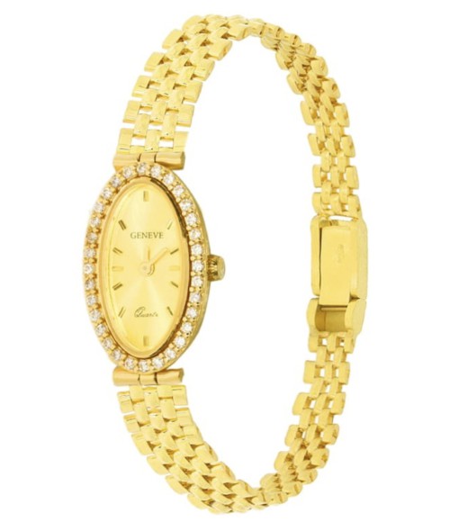 Złoty zegarek damski Geneve Gold ZWK105V pr.585