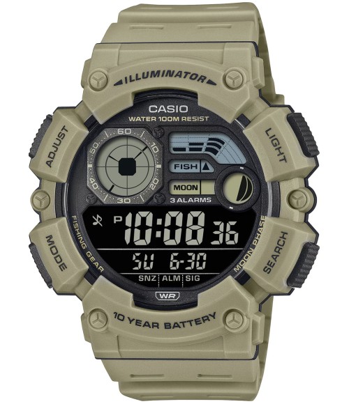 Casio Moonphase Fish WS-1500H-5BVEF