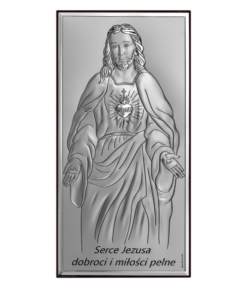 OBRAZEK CHRYSTUS SERCE JEZUSA 6672S/2X 9X18