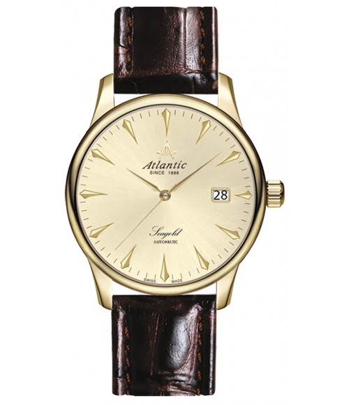 Złoty Zegarek Męski Atlantic Seagold Automatic 95743.65.31