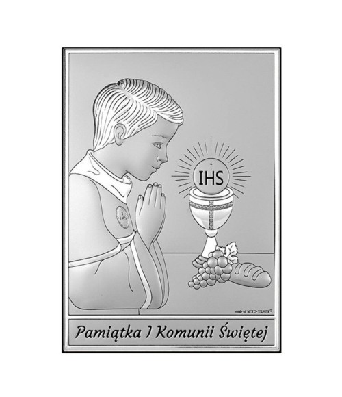 OBRAZEK CHŁOPIEC PAMIĄTKA I KOMUNII ŚWIĘTEJ 6795/3O 13X18