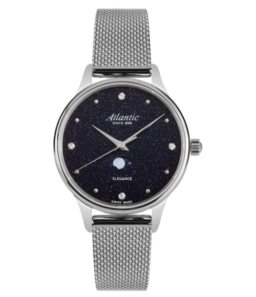 Atlantic Elegance Moonphase Aventurine Mesh 30230.41.59MB