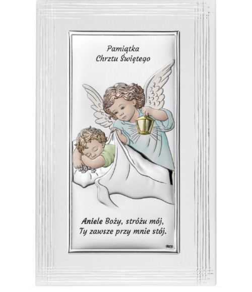 OBRAZEK SREBRNY CHRZEST ŚW. DS01F/2C 12X19