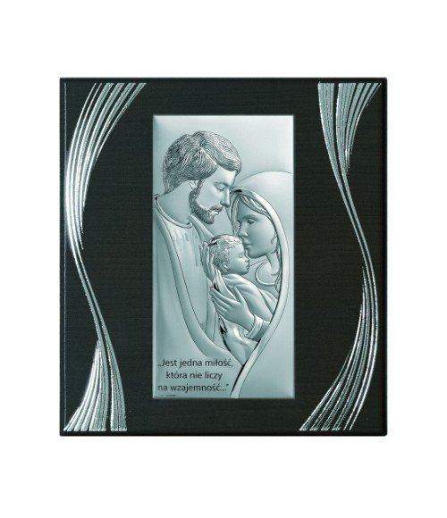 OBRAZEK SREBRNY ŚWIĘTA RODZINA DS128FSM/3 28X31
