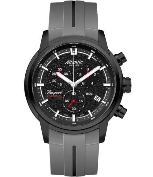 Atlantic Seasport Chronograph 87461.46.61BKPU