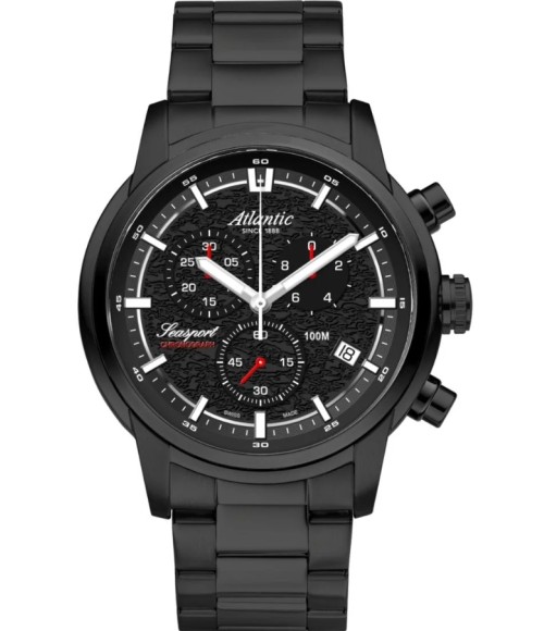 Atlantic Seasport Chronograph 87466.46.61BK