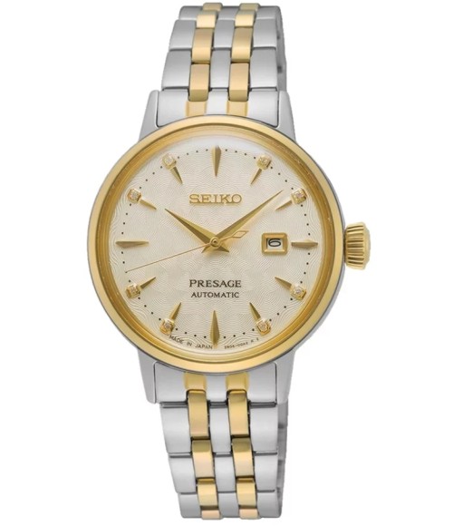 Seiko Presage Cocktail Time White Lady Diamond Twist SRE010J1