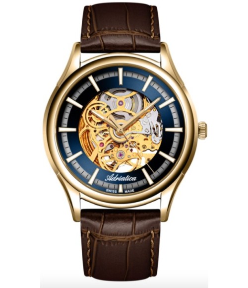  Adriatica Skeleton Gents Watch A2804.1B15AS