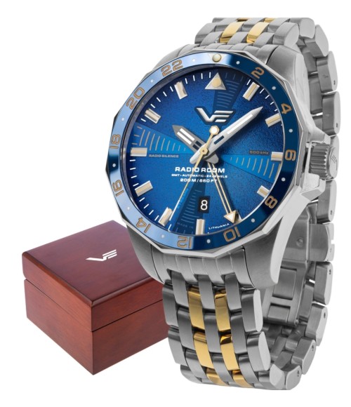 Vostok Europe Rocket N-1 Automatic GMT Radio Room Special Edition Silentium Pro Vita NH34-224A793 B-RADIO ROOM