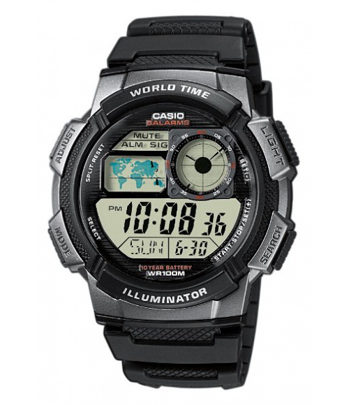 Casio World Time Illuminator AE-1000W-1BVEF